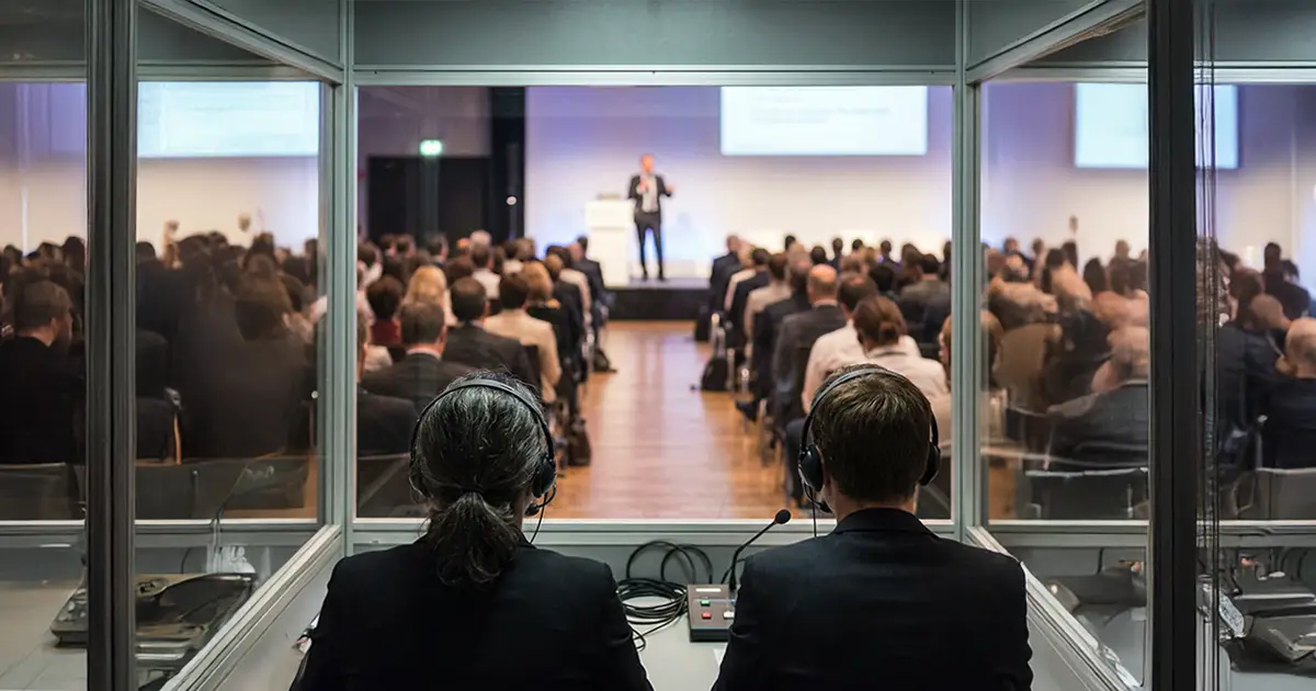 Londra İngilizce–Türkçe simultane tercüme konferans